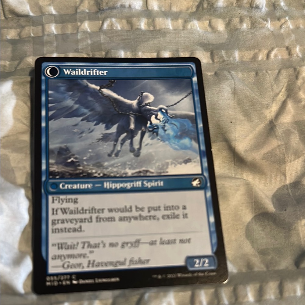 Magic: The Gathering Waildrifter Card - Blue